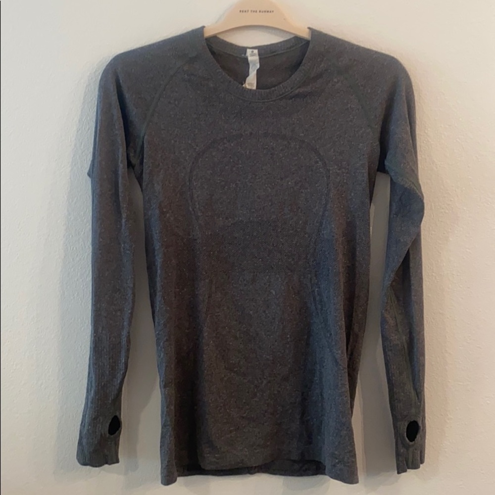 Lululemon gray swiftly tech long sleeve shirt